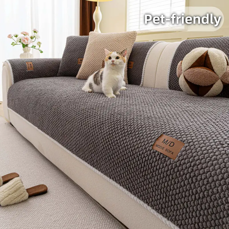 Luxury Thick Sofa Cover – Washable Non-Slip Couch Protector for Sectional Sofa, Loveseat & 3-Seater Couch