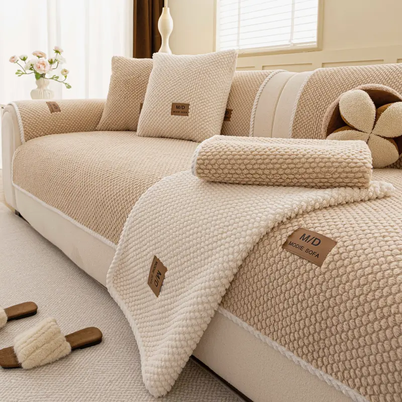 Luxury Thick Sofa Cover – Washable Non-Slip Couch Protector for Sectional Sofa, Loveseat & 3-Seater Couch