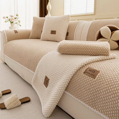 Luxury Thick Sofa Cover – Washable Non-Slip Couch Protector for Sectional Sofa, Loveseat & 3-Seater Couch