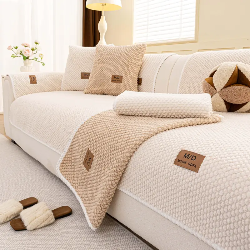 Luxury Thick Sofa Cover – Washable Non-Slip Couch Protector for Sectional Sofa, Loveseat & 3-Seater Couch