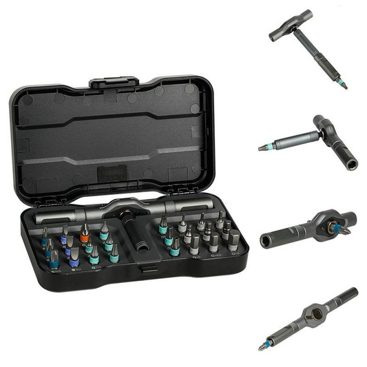All-in-One Ratchet Magnetic Screwdriver Set – S2 Steel Precision Bits, Removable Screwdriver Kit for DIY, Furniture Assembly & Home Repair
