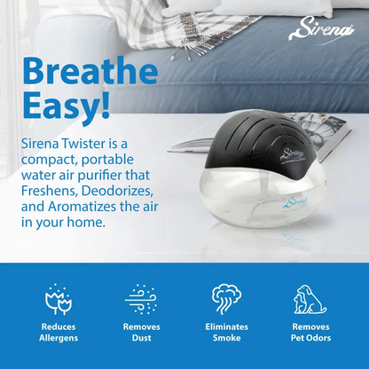 All-in-One Air Purifier & Air Washer – Air Revitalizer with 7-Color Adjustable LED Lights, Dust & Allergen Removal, Air Freshener for Home, Bedroom & Office