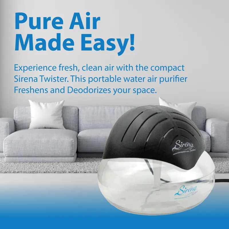 All-in-One Air Purifier & Air Washer – Air Revitalizer with 7-Color Adjustable LED Lights, Dust & Allergen Removal, Air Freshener for Home, Bedroom & Office