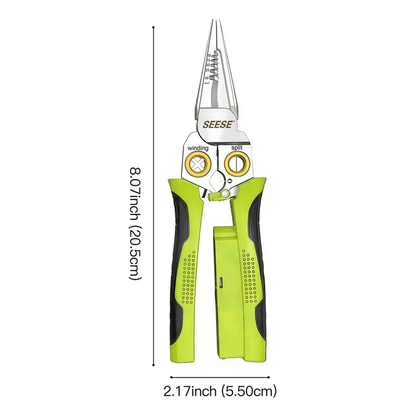 ✅ 8-in-1 Wire Stripper Pliers with Voltage Tester, Multifunctional Electrical Tool for Cutting, Stripping, Crimping & Pulling Wires