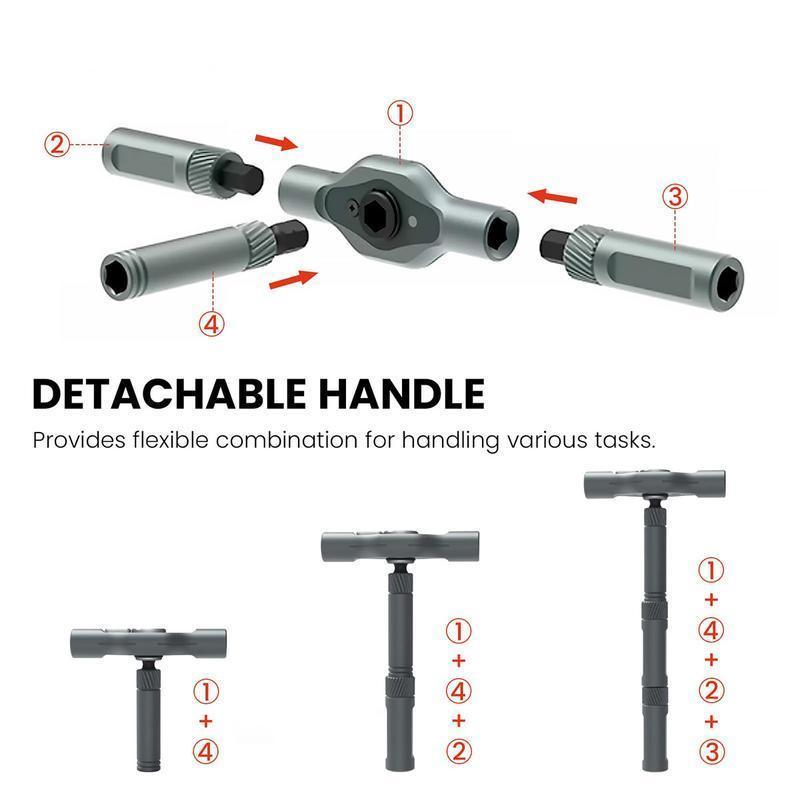 All-in-One Ratchet Magnetic Screwdriver Set – S2 Steel Precision Bits, Removable Screwdriver Kit for DIY, Furniture Assembly & Home Repair